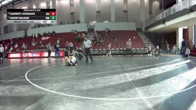100 lbs Cons. Round 3 - Gavin Walker, New River Wrestling vs Garrett Atkinson, Ground Up USA