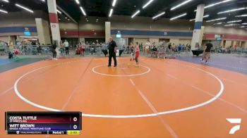 86 lbs Quarterfinal - Costa Tuttle, 3F Wrestling vs Witt Brown, Omada Kitrinos Wrestling Club