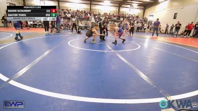 64 lbs Quarterfinal - Baker Schubert, Chandler Takedown Club vs Salyer Torix, Sperry Wrestling Club