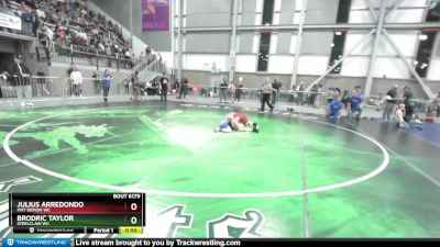 82 lbs Cons. Round 1 - Brodric Taylor, Steelclaw WC vs Julius Arredondo, Mat Demon WC