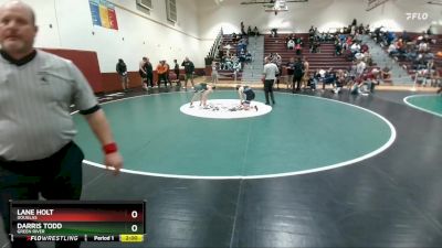 106 lbs Cons. Round 4 - Darris Todd, Green River vs Lane Holt, Douglas