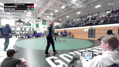 120 lbs Semis & 1st Wb (8 Team) - Myles Kettwig, Harrisburg vs Brode Lohr, Watertown