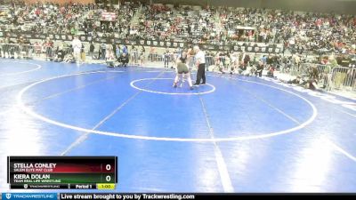 120-123 lbs Quarterfinal - Stella Conley, Salem Elite Mat Club vs Kiera Dolan, Team Real Life Wrestling