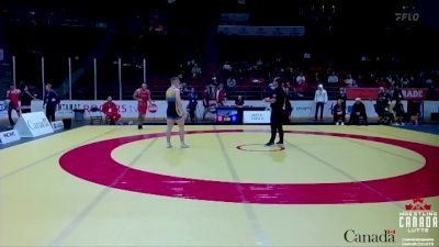 80kg Semifinal - Justin Lalli, Canadian Mal Wrestling vs Beau Chartrand, Schewa WC