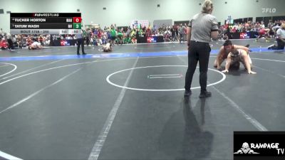 265 lbs Semifinal - Tatum Wash, Mill Valley vs Tucker Horton, Manhattan