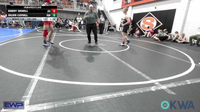 140 lbs Quarterfinal - Emery Sewell, Jenks vs Julius Caygill, Raw Wrestling Club