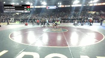 120 lbs Cons. Round 4 - Caleb Adams, Lakeland vs Easton Olson, Riverton