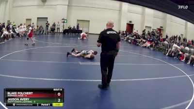 75 lbs Semis & 1st Wrestleback (8 Team) - Jaxson Avery, South Dakota Lightning vs Blake Folchert, Nebraska Maize