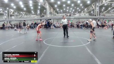 80 lbs Semis (4 Team) - Michael Nicosia, Grit Mat Club vs Denis Gendel, Top Dawg Academy