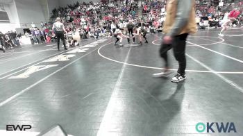 80 lbs Consi Of 4 - Jayce Parks, Keystone Kids Wrestling Club vs Parker Hobbs, Salina Wrestling Club