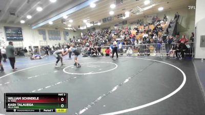 175 lbs Cons. Semi - William Schindele, El Toro vs Kash Talauega, Villa Park