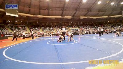 64 lbs Round Of 16 - Evan Thiele, MANTANONA-TC vs Braydon Lopez, Proving Grounds Wrestling