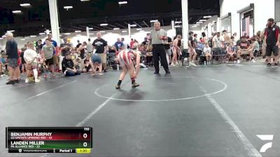 110 lbs Round 1 (8 Team) - Landen Miller, PA Alliance Red vs Benjamin Murphy, U2 Upstate Uprising Red