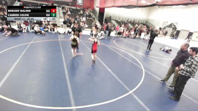 85-90 lbs Round 2 - Bridger Walker, Defiant Wrestling Club vs Camden Colvin, Roy Wrestling Club