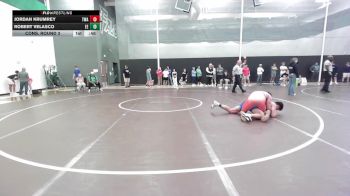 190 lbs Cons. Round 3 - Robert Velasco, Eierman Elite vs Jordan Krumrey, Thoroughbred Wrestling Academy