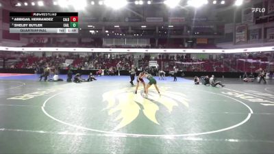 130 lbs Quarterfinal - Shelby Butler, Eagle vs Abbigail Herrandez, Caldwell