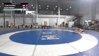 96 lbs Champ. Rd Of 16 - Clint Kohlman, Dundee vs Caleb Kuberry, Eagle Club