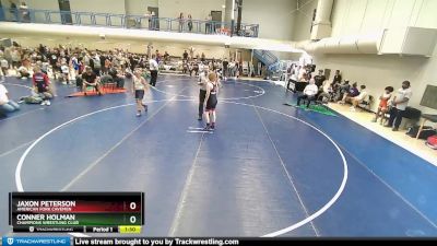 114-118 lbs Round 2 - Jaxon Peterson, American Fork Cavemen vs Conner Holman, Champions Wrestling Club