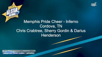 Memphis Pride Cheer - Inferno [2026 L5 Senior Coed Day 1] 2026 UCA & UDA All Star Nationals