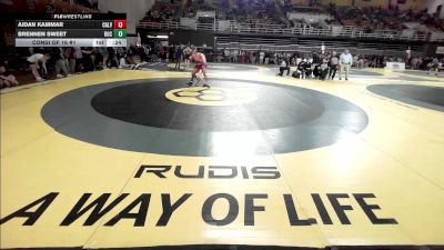157 lbs Consi Of 16 #1 - Aidan Kammar, Calvert Hall vs Brennen Sweet, Bishop O'Connell High School