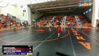 105-113 lbs Round 1 - Jadyn Flores, Powell Wrestling Club vs Anthony Mcillwaine, North Big Horn Rams