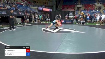 170 lbs Semis - Carson Thomas, Ohio vs Hunter Snyder, Pennsylvania