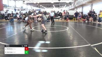 160 lbs Consi Of 4 - Jayden Watkins, Storm Wrestling Center vs Ricky Herman, UNATTACHED
