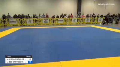 MATHEUS VIANA MAGALHÃES vs LUCAS DOS SANTOS PINHEIRO 2020 IBJJF Pan No-Gi Championship