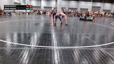 135 lbs Round 2 (4 Team) - Justin Whaley, Funky Bunk vs Grady Phelps, Precision WA