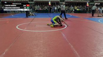 123 lbs Champ. Round 2 - Braxton Tonkovich, Lockwood Wrestling Club vs Karter Wiberg, Shepherd Wrestling Club