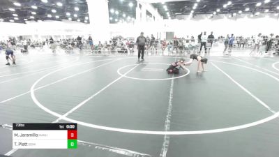 73 lbs Consi Of 4 - Max Jaramillo, Manu WC vs Timothy Platt, Dominate WC