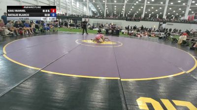 170 lbs Kaili Manuel, Michigan Blue vs Natalie Blanco, California Gold