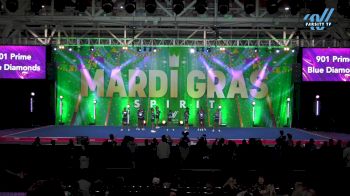 901 Prime - Blue Diamonds [2024 L2 Youth - D2 - Small 2] 2024 Mardi Gras Grand Nationals