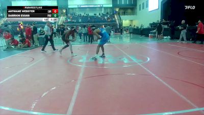 157 lbs Champ. Round 1 - Darrion Evans, Pikeville vs Antwane Webster, Lindsey Wilson (Ky.)