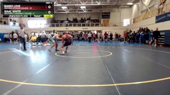 184 lbs Round 3 (6 Team) - Isaac White, Southeast Community College vs Banks Love, Western Wyoming College