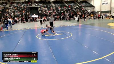 80 lbs Cons. Round 2 - Katana Gilley, Beloit Wrestling Club vs Dax Degenhardt, Thayer Central