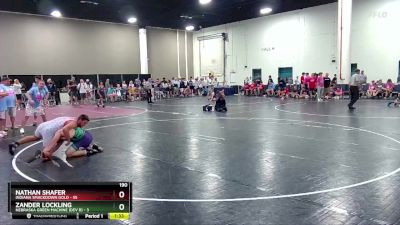 190 lbs Round 3 (16 Team) - Nathan Shafer, Indiana Smackdown Gold vs Zander Lockling, Nebraska Green Machine (Dev B)