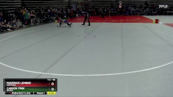 45 lbs 1st Place Match - Maverick Lembke, Westfield vs Carson Finn, Bemidji
