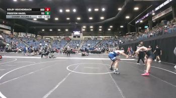 197 lbs Champ. Round 3 - Colby Reichenbach, Doane University vs Preston Hagel, Pratt Community College