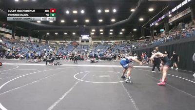 197 lbs Champ. Round 3 - Colby Reichenbach, Doane University vs Preston Hagel, Pratt Community College