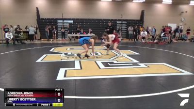 132 lbs Round 3 - Adreonia Jones, Moen Wrestling Academy vs Liberty Boettger, Iowa