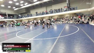 81 lbs Semis & 3rd Wb (16 Team) - Kwin Hunt, Shootbox vs Jre Whitford, Sanderson Wrestling Academy