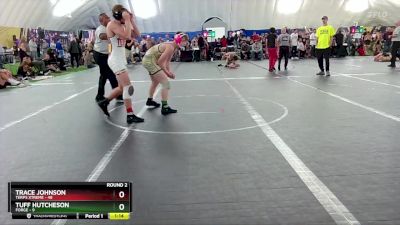 130 lbs Round 2 (8 Team) - Trace Johnson, Terps Xtreme vs Tuff Hutcheson, FORGE