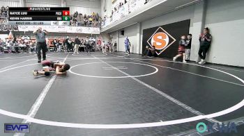 52 lbs 3rd Place - Rayce Luu, Pocola Youth Wrestling vs Kevin Harris, HURRICANE WRESTLING ACADEMY