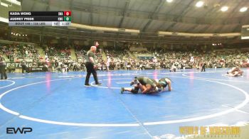 135 lbs Semifinal - Kasia Wong, Shelton Wrestling Academy vs Audrey Pride, Keystone Wrestling Club