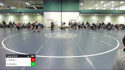 190 lbs Consi Of 32 #1 - Luke Shipley, NC vs Adam Mashfej, NJ