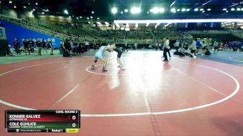 126 lbs Cons. Round 3 - Cole Gumlick, Lakeway Christian Academy vs Konner Galvez, Enterprise HS