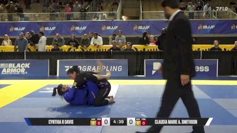 Claudia Marie A. Smithson vs Cynthia R Davis 2026 Pan Jiu Jitsu IBJJF Championship