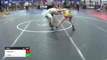 130 lbs Quarterfinal - Cole Bartlein, X Factor Elite vs James Talley, Midwest Battleground