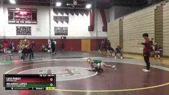 68 lbs Round 1 - Ricardo Lopez, Gold Rush Wrestling vs Levi Pabst, BAD BOY WC